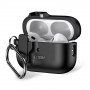 Tech-Protect õhuke konksukorpus karabiiniga Apple AirPods Pro 1 / 2 jaoks, must