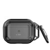 Tech-Protect Rough Hook ümbris karabiiniga Apple AirPods Pro 1 / 2 jaoks, must