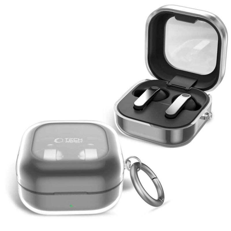 Tech-Protect FlexAir karp Samsung Galaxy Buds 4 / 4 Pro jaoks, läbipaistev