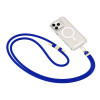 Tech-Protect C7S Rope Crossbody telefonirihm, Cobalt Blue/gold