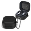 Tech-Protect silikoonkate konksuga Samsung Galaxy Buds 4 / 4 Pro jaoks, must