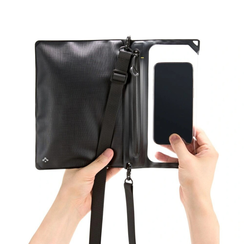 Spigen A640 universaalne veekindel ristkott, must