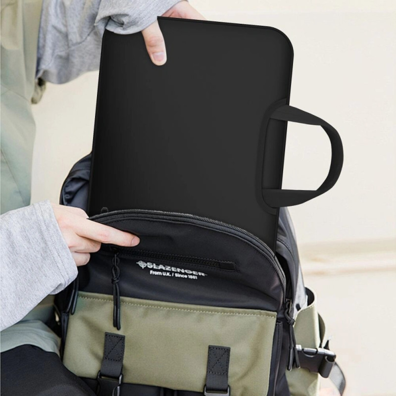 Tech-Protect neopreenist sülearvutikott 15-16", must