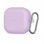 Tech-Protect silikoonkate konksuga Samsung Galaxy Buds 4 / 4 Pro jaoks, lavendel