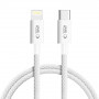Tech-Protect Ultraboost Lite USB-C / Lightning kaabel PD27W/3A 100 cm, Cool Grey