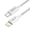 Tech-Protect Ultraboost Lite USB-C / Lightning kaabel PD27W/3A 100 cm, Cool Grey