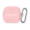 Tech-Protect silikoonkate konksuga Samsung Galaxy Buds 4 / 4 Pro kõrvaklappidele, Dusty Pink
