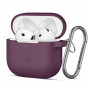 Tech-Protect Silicone Hook Apple AirPods 4 / 5 ümbris THP6094, Burgundy