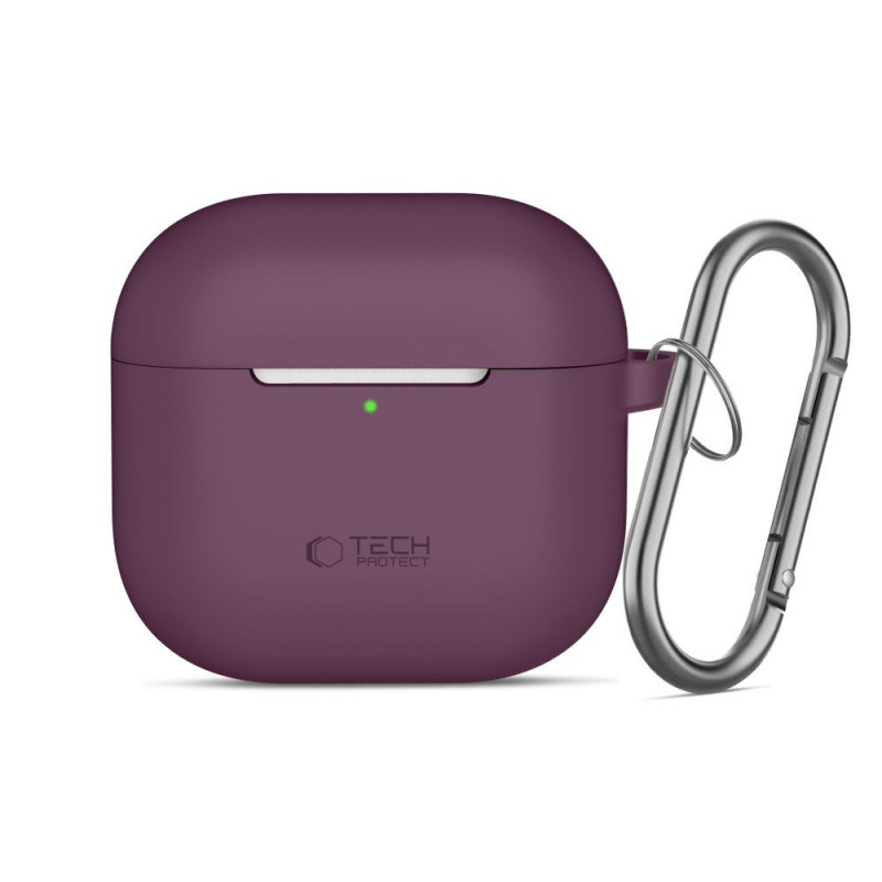 Tech-Protect Silicone Hook Apple AirPods 4 / 5 ümbris THP6094, Burgundy