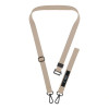 Tech-Protect C6S Rope Crossbody telefonirihm 2-in-1, Cosmic Latte (beež)