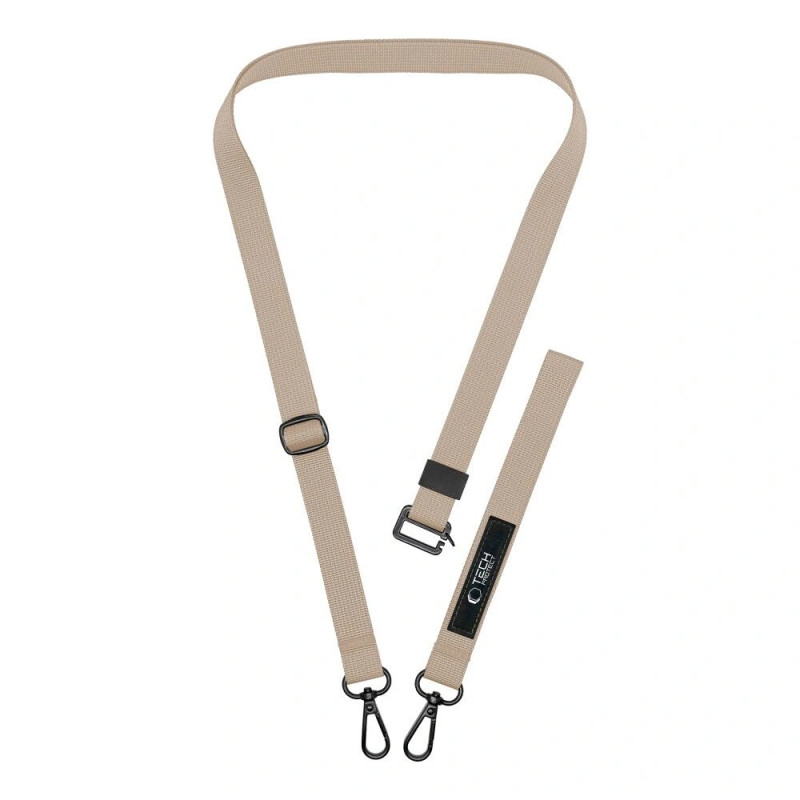 Tech-Protect C6S Rope Crossbody telefonirihm 2-in-1, Cosmic Latte (beež)
