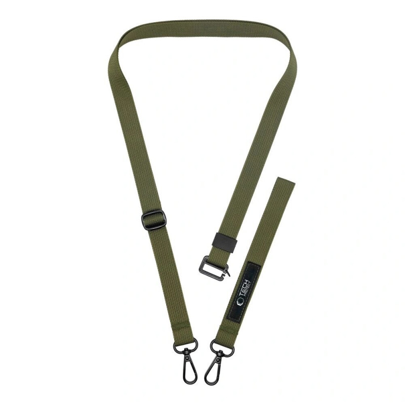 Tech-Protect C6S Rope Crossbody telefoni kaelarihm 2-in-1, Cargo Khaki (oliiv)