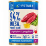 Petmex lambaliha ja hernestega täiskasvanud koertele, 400 g