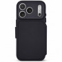 Decoded tekstuurse silikooniga eemaldatava rahakotiga ümbris Apple iPhone 18 Pro Max / iPhone 17 Pro Max jaoks, phantom black