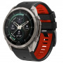 Tech-Protect Iconband Pro kellarihm Garmin Fenix 5X / 5X Plus / 6X / 6X Pro / 7X / 8 / 8 Pro / 9 / 9 Pro (47 mm), must / punane