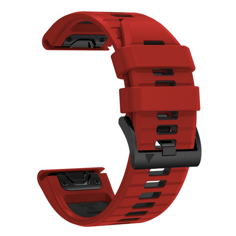 Tech-Protect Iconband Pro THP6050 kellarihm Garmin Fenix 5X / 5X Plus / 6X / 6X Pro / 7X / 8 / 8 Pro / 9 / 9 Pro jaoks (47 mm), punane / must
