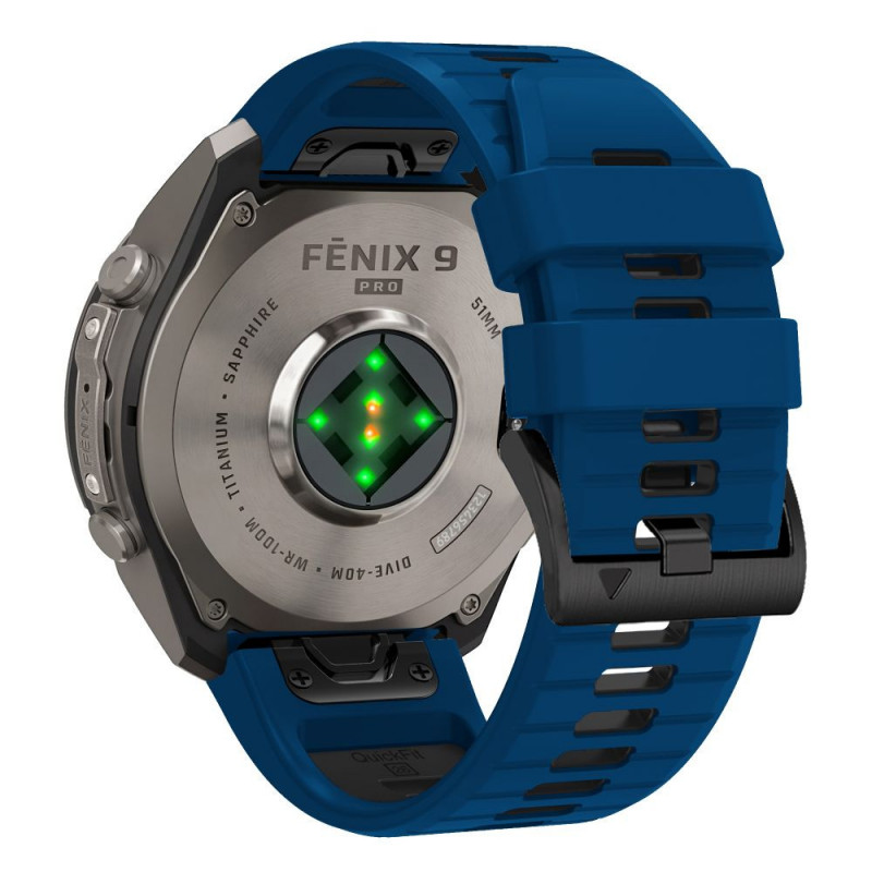 Tech-Protect Iconband Pro THP6040 kellarihm Garmin Fenix 5X / 5X Plus / 6X / 6X Pro / 7X / 8 / 8 Pro / 9 / 9 Pro (51 mm), tumesinine / must