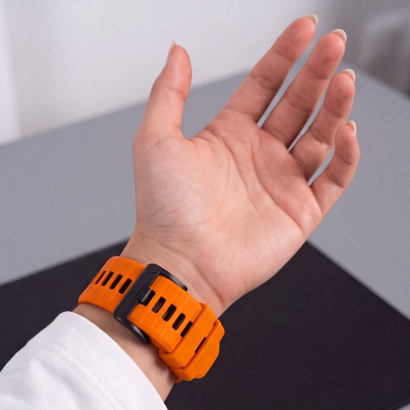 Tech-Protect Iconband Pro THP6044 kellarihm Garmin Fenix 5X / 5X Plus / 6X / 6X Pro / 7X / 8 / 8 Pro / 9 / 9 Pro (51 mm), oranž / must