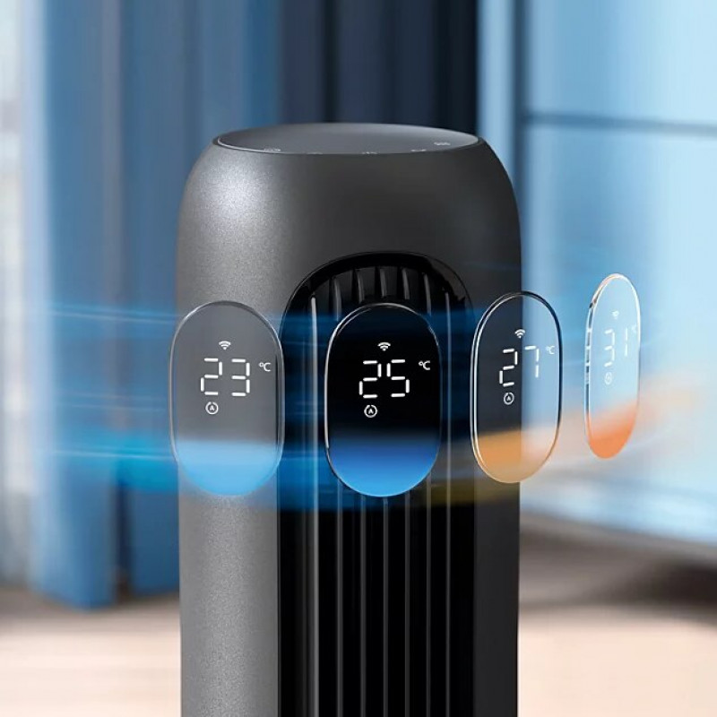Philips 7000 Series CX7550/01 tornventilaator, must
