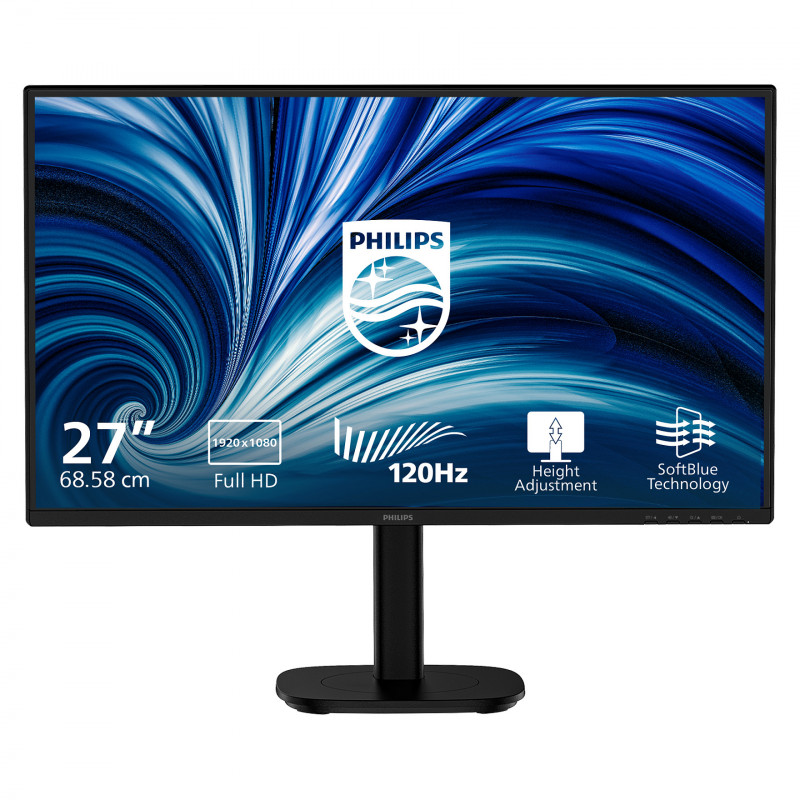 Philips 3000 Series 27B2N3200A/00 27-tolline LED-monitor, IPS, Full HD, must