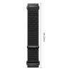 Tech-Protect NylonLoop THP6104 kellarihm Garmin Fenix 5X / 5X Plus / 6X / 6X Pro / 7X / 8 / 8 Pro / 9 / 9 Pro (51 mm) jaoks, must