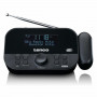 Lenco CR-615BK raadioäratuskell projektsiooniga, DAB+/FM, must
