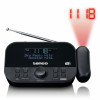 Lenco CR-615BK raadioäratuskell projektsiooniga, DAB+/FM, must