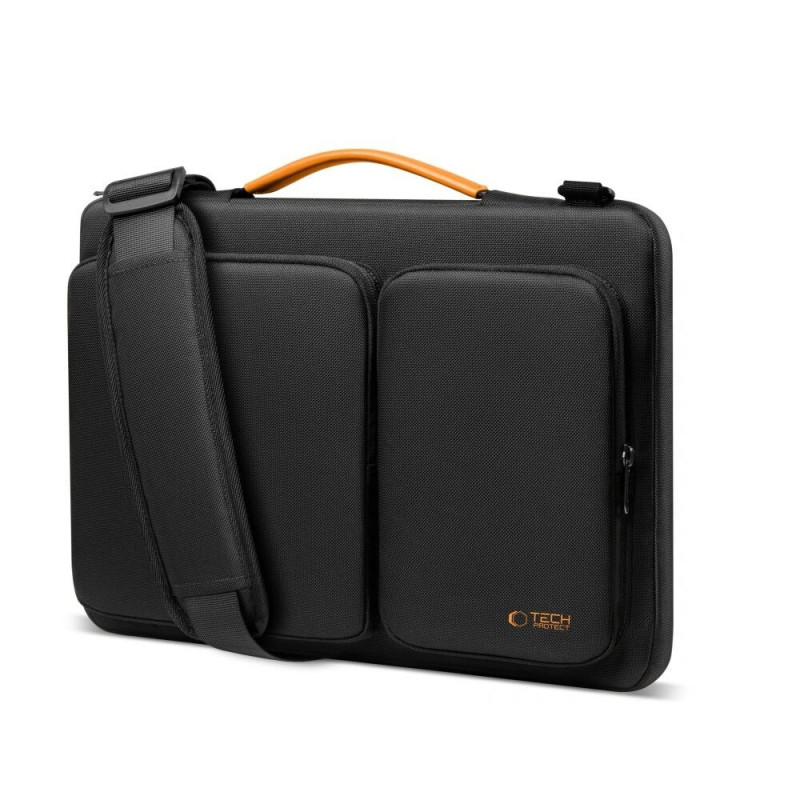 Tech-Protect Defender Bag THP4355 sülearvutikott 13-14", must/oranž
