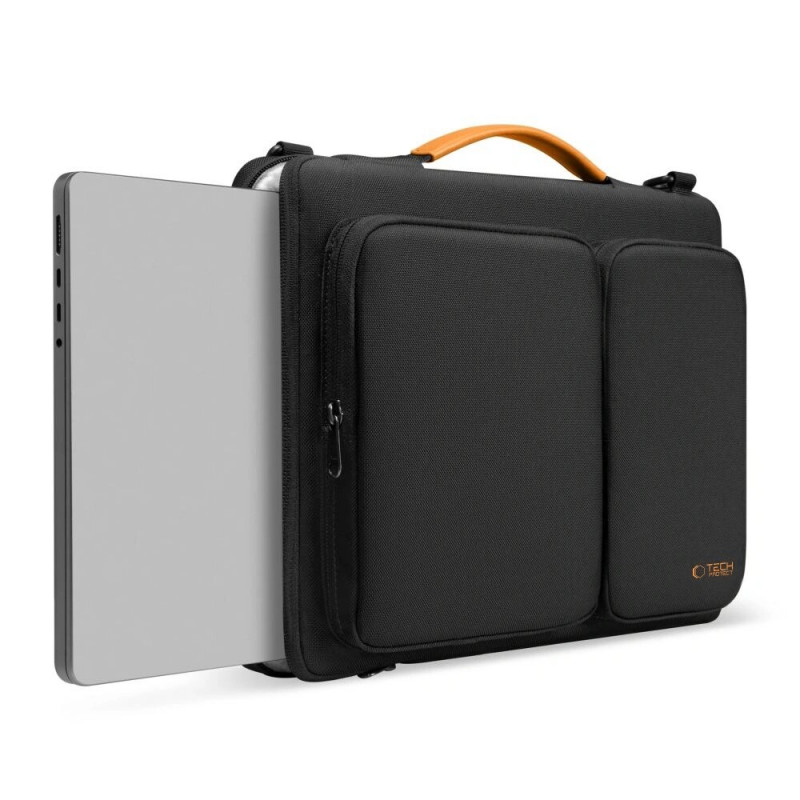 Tech-Protect Defender Bag THP4355 sülearvutikott 13-14", must/oranž