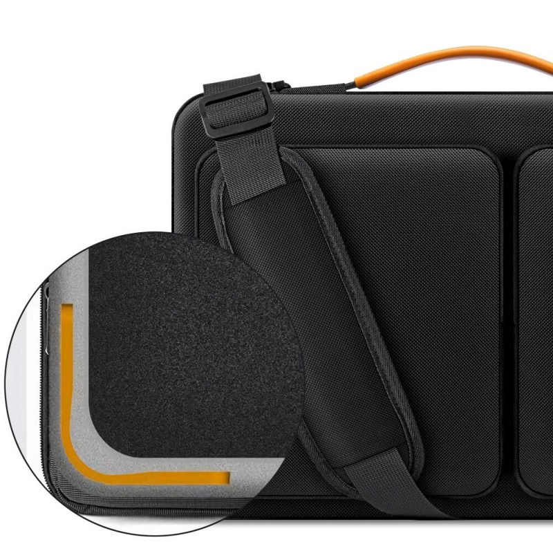 Tech-Protect Defender Bag THP4355 sülearvutikott 13-14", must/oranž