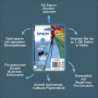 Epson 406XL Umbrella DURABrite Ultra tsüaansinine tindikassett, 12,5 ml XL (C13T17H24010)