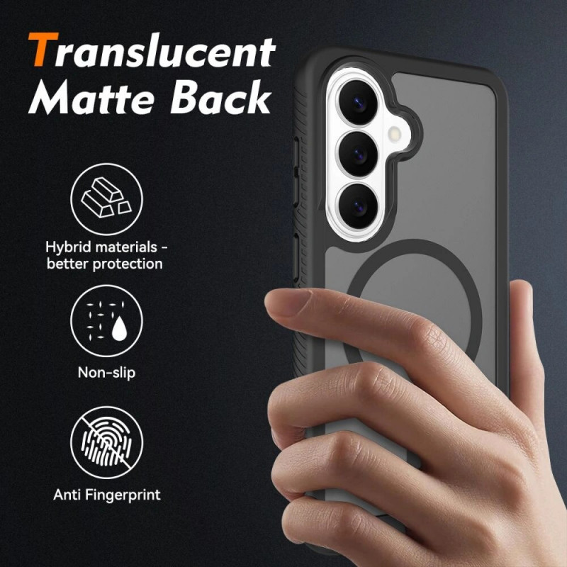 Tech-Protect Defense MagSafe ümbris Samsung Galaxy S26 jaoks, mattmust