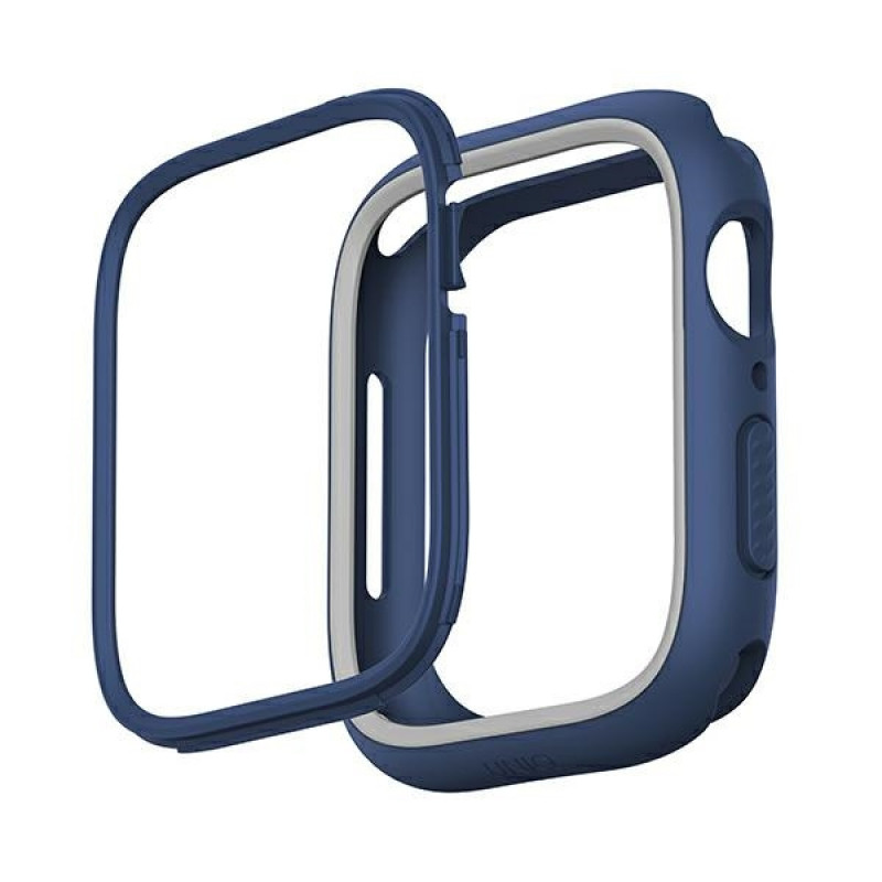 UNIQ Moduo kaitseümbris Apple Watch 4/5/6/7/8/9/SE 44/45 mm jaoks, sinihall