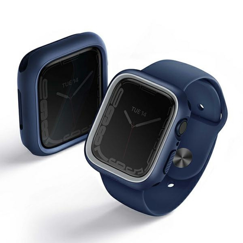 UNIQ Moduo kaitseümbris Apple Watch 4/5/6/7/8/9/SE 44/45 mm jaoks, sinihall