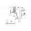 Whirlpool WH7ITD14C6N6 sisseehitatav nõudepesumasin, 60 cm, 46 dB, 14 nõudekomplekti