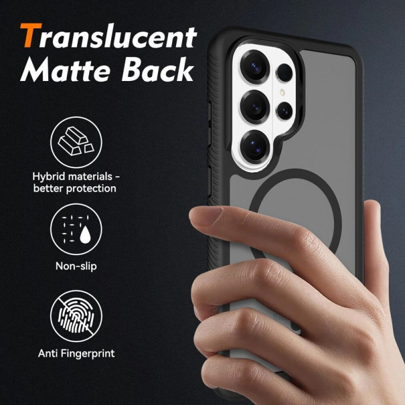 Tech-Protect Defense MagSafe ümbris Samsung Galaxy S26 Ultra jaoks, mattmust