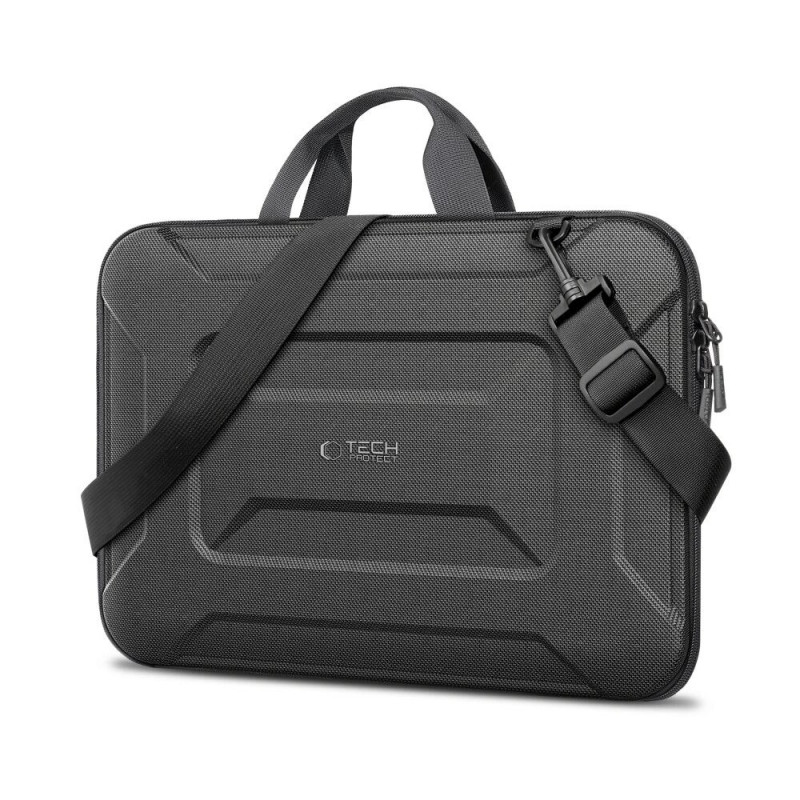 Tech-Protect Ranger-X Tactical sülearvutikott 13-14", must