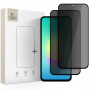 Tech-Protect Glass SPY+ privaatsusega karastatud klaas Samsung Galaxy A27 5G jaoks (2 tk)
