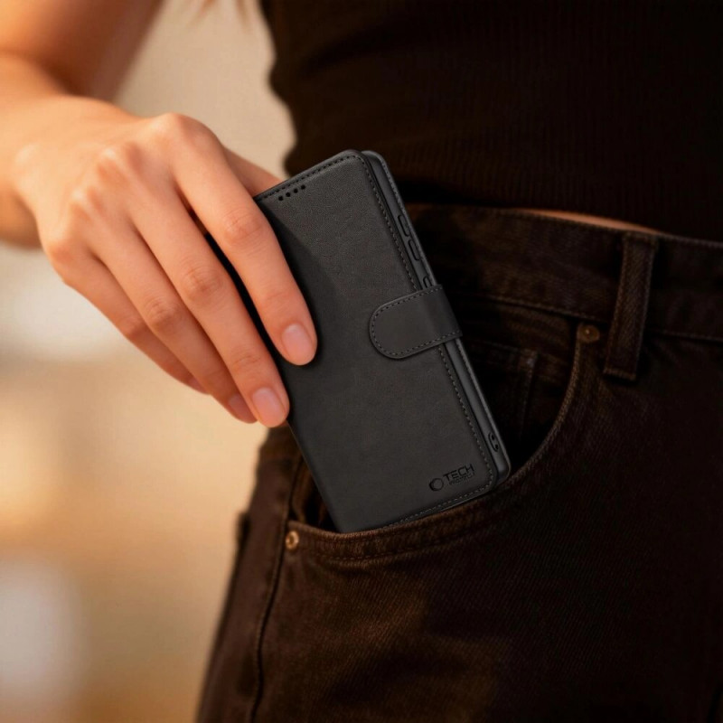 Tech-Protect rahakotikorpuse ümbris Samsung Galaxy S26 Ultra jaoks, must