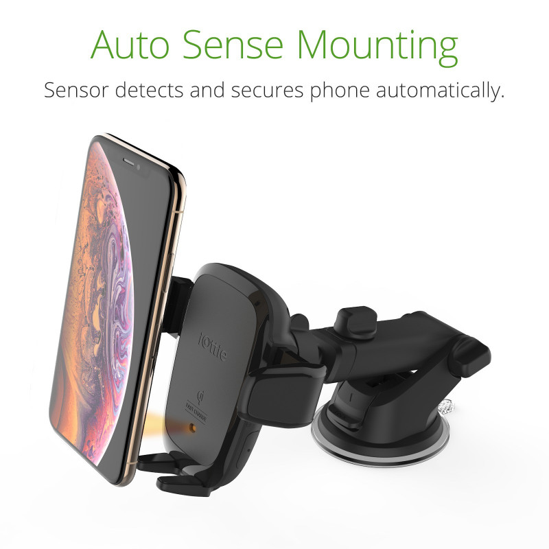 iOttie Auto Sense automaatanduriga juhtmega laadiv armatuurlaudkinnitus (7,5 W iPhone, 10 W Android)