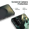 Tech-Protect Lamano MagSafe ümbris Samsung Galaxy S26 jaoks, must ja roheline