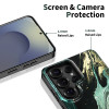 Tech-Protect Lamano MagSafe kate Samsung Galaxy S26 Ultra, must ja roheline