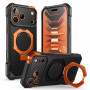 Supcase UB Grip Mag MagSafe Aramid kaitsekate Apple iPhone 17 Pro Max / 18 Pro Max, must/oranž