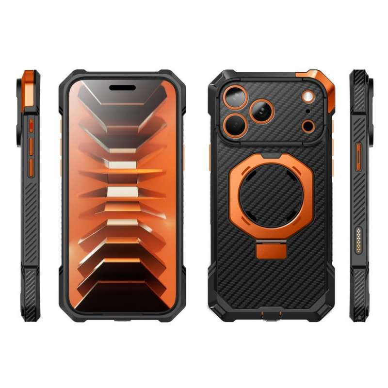 Supcase UB Grip Mag MagSafe Aramid kaitsekate Apple iPhone 17 Pro Max / 18 Pro Max, must/oranž