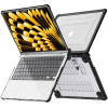 Tech-Protect SmartShell Pro ümbris Apple MacBook Air 13" (M2/M3/M4/M5) 2023-2025 jaoks, must/läbipaistev