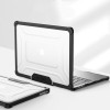 Tech-Protect SmartShell Pro ümbris Apple MacBook Air 13" (M2/M3/M4/M5) 2023-2025 jaoks, must/läbipaistev