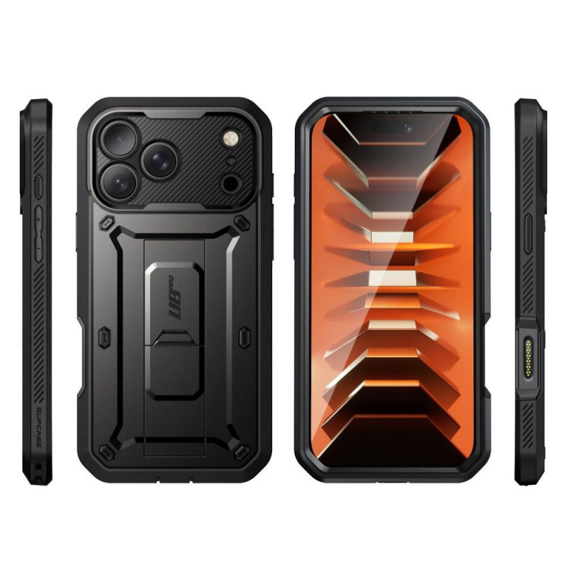 Supcase Unicorn Beetle Pro ümbris Apple iPhone 17 Pro Max / 18 Pro Max jaoks, must