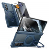 Supcase UB Aero MagSafe ümbris Samsung Galaxy Z Fold 8 Ultra jaoks kõvastatud klaasi ja privaatsusklaasiga, Aramid Blue