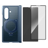 Supcase UB Aero MagSafe ümbris Samsung Galaxy Z Fold 8 Ultra jaoks kõvastatud klaasi ja privaatsusklaasiga, Aramid Blue