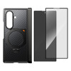 Supcase UB Aero MagSafe ümbris Samsung Galaxy Z Fold 8 Ultra jaoks karastatud klaasi ja privaatsusklaasiga, Aramid Black